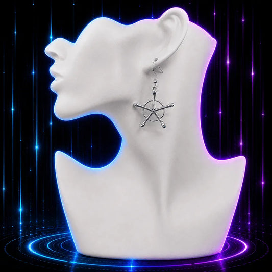 Star Helm Anime Earrings