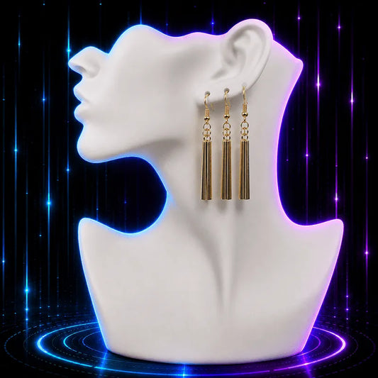 Triple Blade Legend Anime Earrings