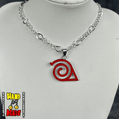 Spiral Leaf Anime Necklace